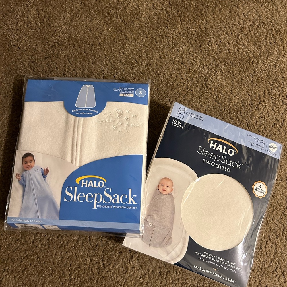 2 Halo Sleep Sacks